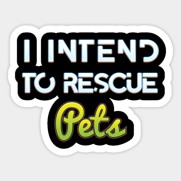 Pet Rescue Sticker by designdaking